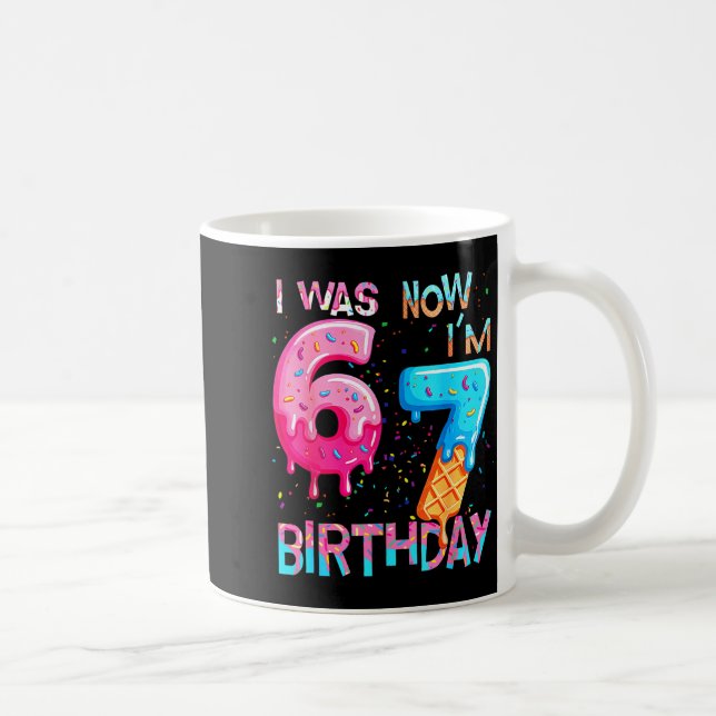 Taza De Café Cumpleaños 7 Seven Six 7 6 (Derecha)