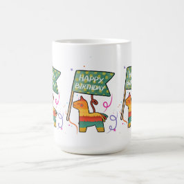 Taza De Café Cumpleaños adorable dibujado a mano