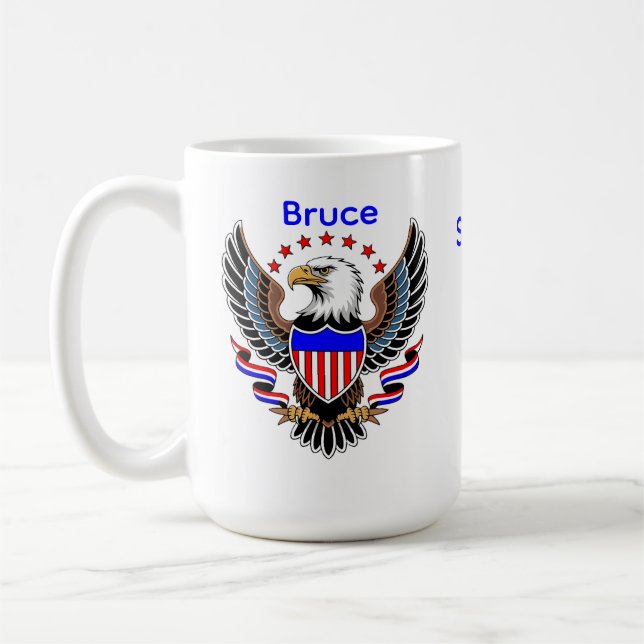 Taza De Café Cumpleaños americano personalizado 250 (Izquierda)