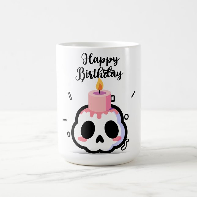 Taza De Café Cumpleaños con Nombre Personalizado (Centro)