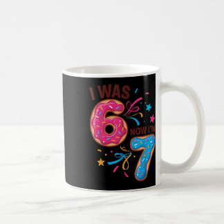 Taza De Café Cumpleaños de 7 años Era 6 Ahora tengo 7 67 Hombre