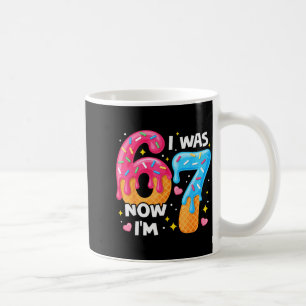 Taza De Café Cumpleaños de 7 años Yo tenía 6 ahora tengo 7 67 N
