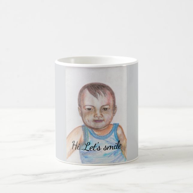 Taza De Café cumpleaños de bebé (Centro)