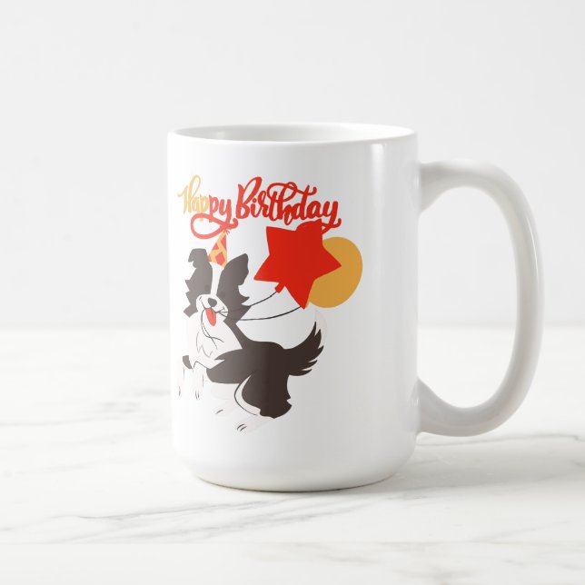 Taza De Café Cumpleaños de cachorro  (Derecha)