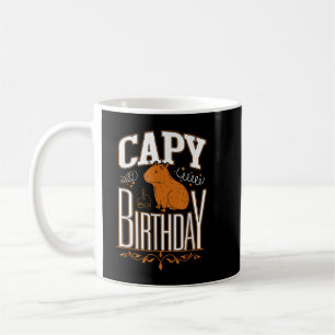 Taza De Café Cumpleaños de Capy, Capybara Plush, Cappibara, Cap