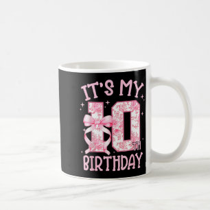 Taza De Café Cumpleaños de dos dígitos Cumpleaños de 10 años Co