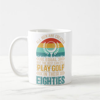 Taza De Café Cumpleaños de Golf - Todos los Hombres Iguales Gol