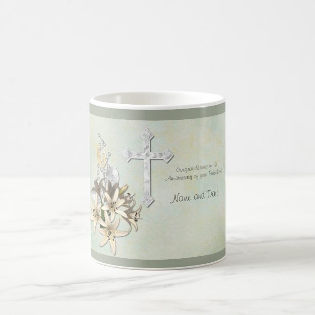 Taza De Café Cumpleaños de la Jubilación de Aniversario de la O (Centro)