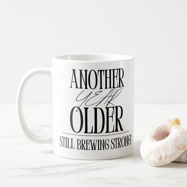 Taza De Café Cumpleaños de otro año (Con donut)