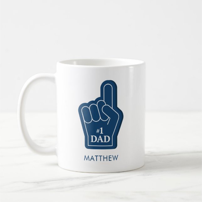Taza De Café Cumpleaños de papá personalizado Keepsake (Izquierda)