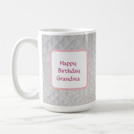 Taza De Café Cumpleaños de Quilt a la abuela