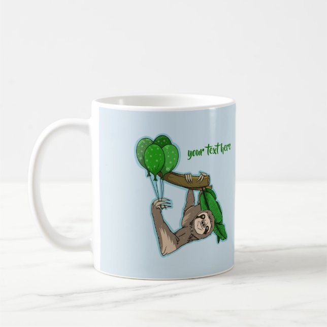 Taza De Café Cumpleaños de Sloth (Izquierda)
