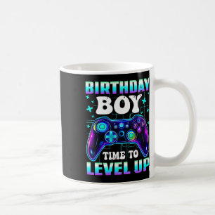 Taza De Café Cumpleaños del chico jugador Controlador Tiempo de