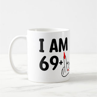 Taza De Café Cumpleaños divertida de 70 años, tengo 69 años