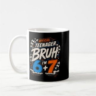 Taza De Café Cumpleaños divertido 13 cumpleaños 13 años hermano