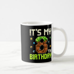 Taza De Café Cumpleaños divertido chico Es mi octavo cumpleaños