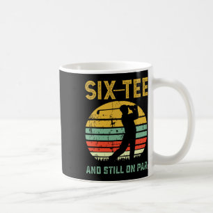 Taza De Café Cumpleaños divertido de 60 años de golf Chiste de