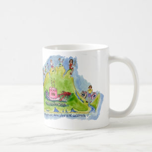 Taza De Café ¡cumpleaños en el viñedo!