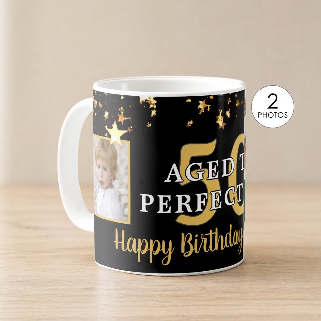 Taza De Café Cumpleaños ENVECIDO A LA PERFECCIÓN Estrellas de O (Subido por el creador)