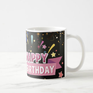 Taza De Café cumpleaños feliz