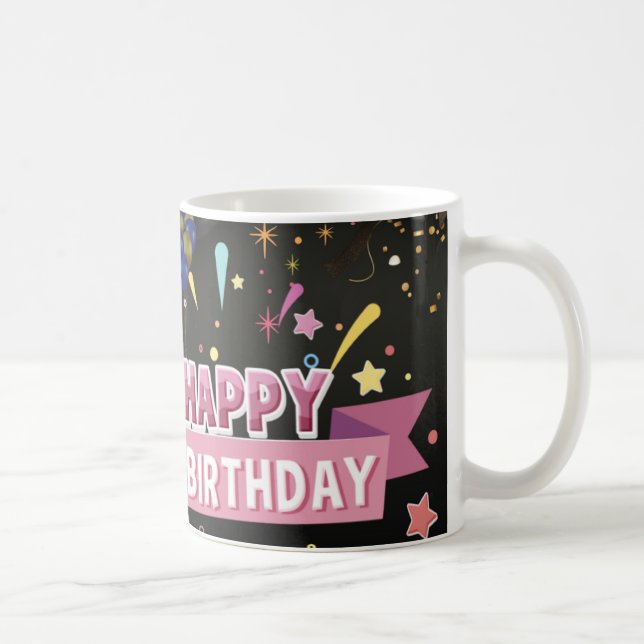 Taza De Café cumpleaños feliz (Derecha)