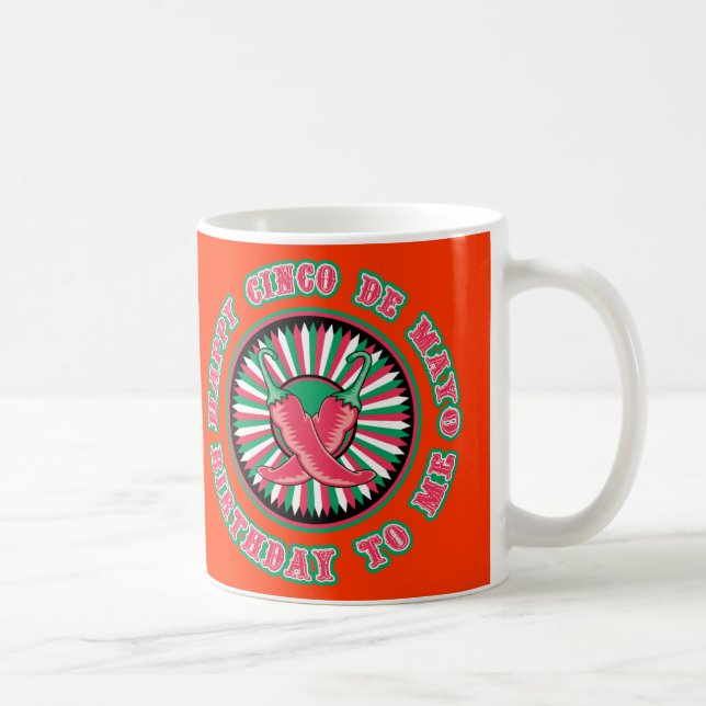 Taza De Café ¡Cumpleaños feliz de Cinco de Mayo! (Derecha)