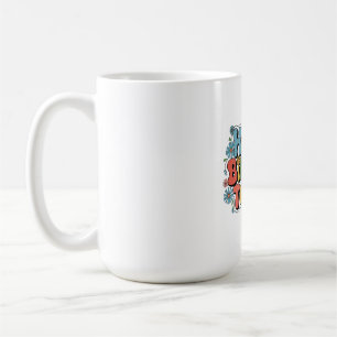 Taza De Café Cumpleaños floral genial