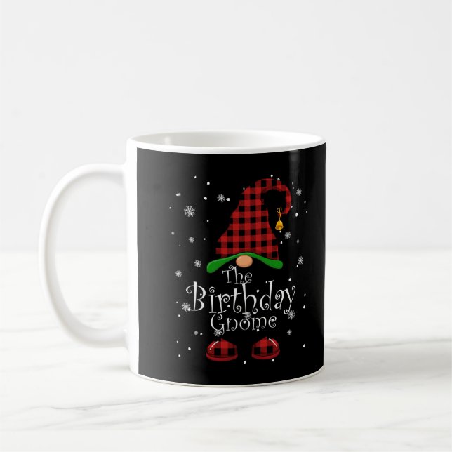 Taza De Café Cumpleaños Gnome Buffalo Familia Correspondiente C (Izquierda)