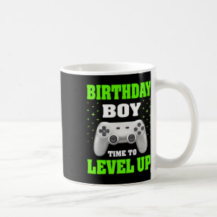 Taza De Café Cumpleaños Hora Del Niño Para Levantar Videojuego 