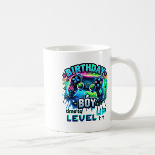 Taza De Café Cumpleaños Hora Del Niño Para Levantar Videojuego 