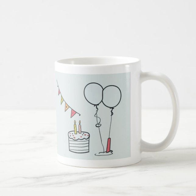 TAZA DE CAFÉ CUMPLEAÑOS MUG (Derecha)