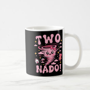 Taza De Café Cumpleaños niña 2 años Tornado Dos Nado 2do cumple