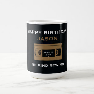 Taza De Café Cumpleaños Nostálgico Sobre La Colina