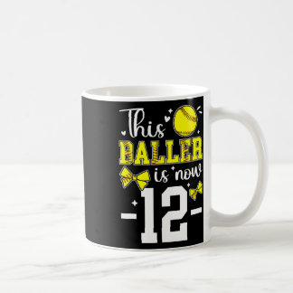 Taza De Café Cumpleaños número 12 suave niña de doce años suave