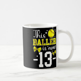 Taza De Café Cumpleaños número 13 Fiesta Niña Softll Trece Años