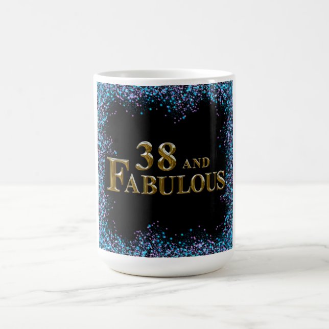 Taza De Café Cumpleaños número 38 (Centro)