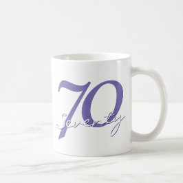 Taza De Café Cumpleaños o aniversario | Púrpura Grunge EDITABLE