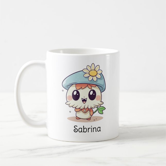 Taza De Café Cumpleaños personalizado del Personalizado Cute Ka (Izquierda)