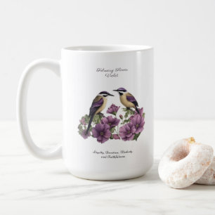 Taza De Café Cumpleaños Personalizado en Febrero Mes de Nacimie