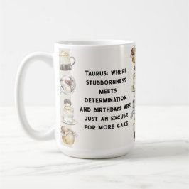 Taza De Café Cumpleaños Taurus Mug - por el Stubborn Taurus