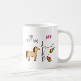 Taza De Café Cumpleaños Unicornio De Hermana En Derecho