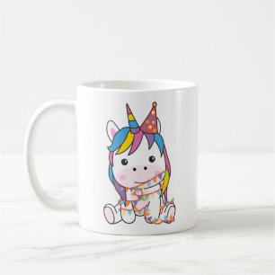 Taza De Café Cumpleaños Unicornio Para Niños Un Café Mug