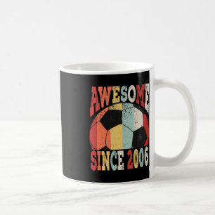 Taza De Café Cumpleaños Vintage 13 Fútbol Impresionante Desde 2