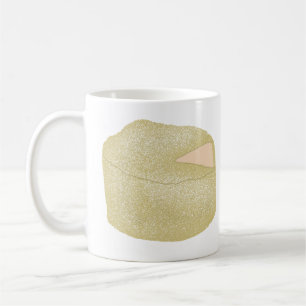 Taza De Café Cuña de Queso Brie Cremoso Regalo Gourmet