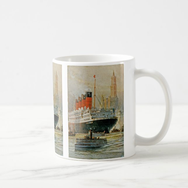 Taza De Café Cunarder en Nueva York (Derecha)