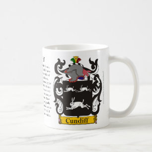 Taza De Café Cundiff, el origen, el significado y el escudo