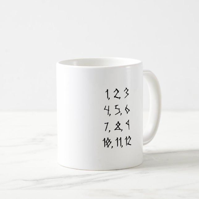 Taza De Café Cuneiform Numerals Mug (Anverso derecho)