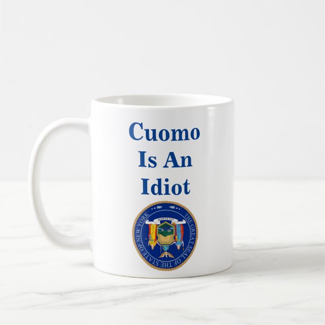 Taza De Café Cuomo Es Un Café Idiota (Izquierda)