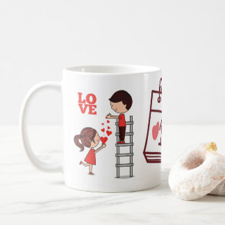 Taza De Café Cup Coffee Mug Valentine's Day