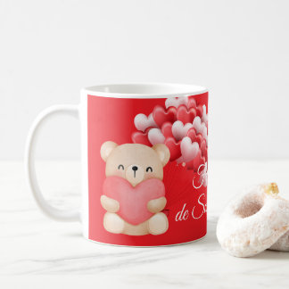 Taza De Café Cup Coffee Mug Valentine's Day